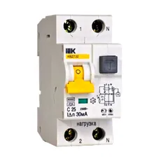 Дифференциальный автомат IEK АВДТ 32 25A 30mA 6kA однофазный MAD22-5-025-C-30