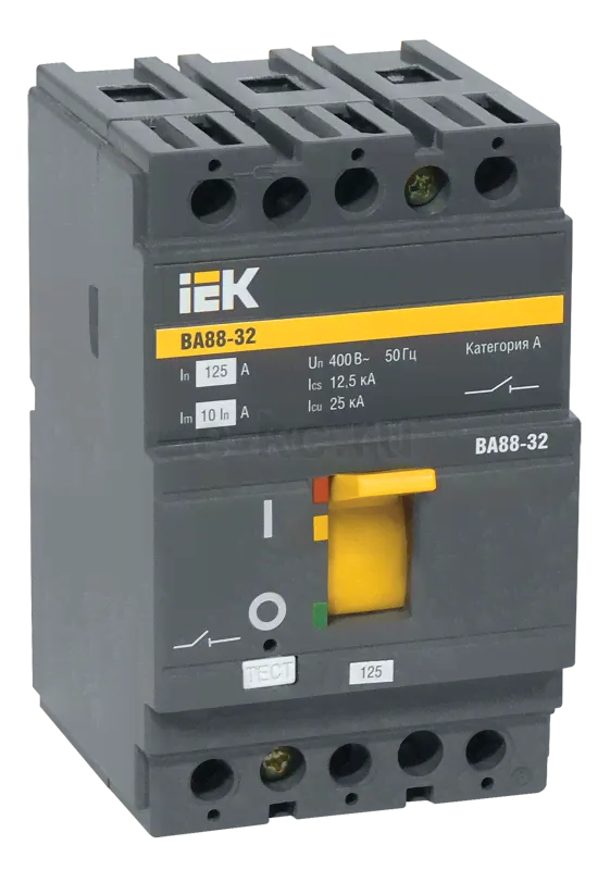 Автоматический выключатель IEK ВА88-32 3P 40А 25кА