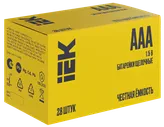Батарейка щелочная Alkaline LR03/AAA (28шт/бокс) IEK